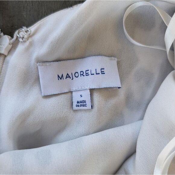 Majorelle Gray Cheetah Animal Print Maxi Slip Dress S‎ Side Slit Boho - Picture 5 of 5